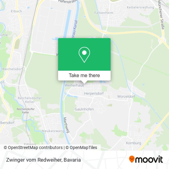 Zwinger vom Redweiher map