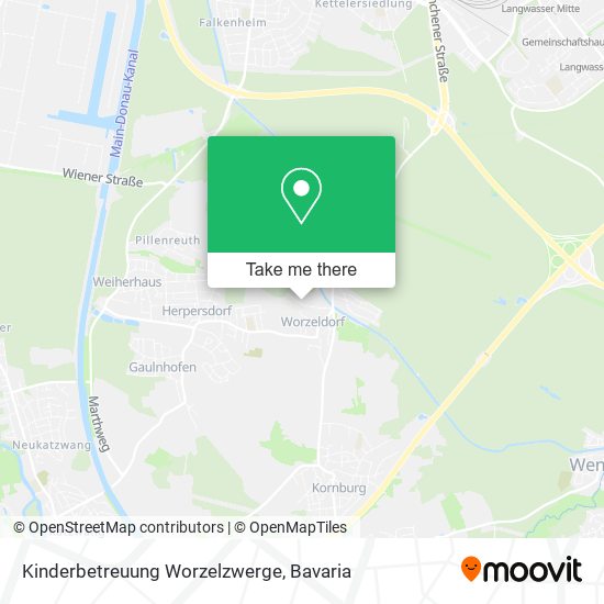 Kinderbetreuung Worzelzwerge map
