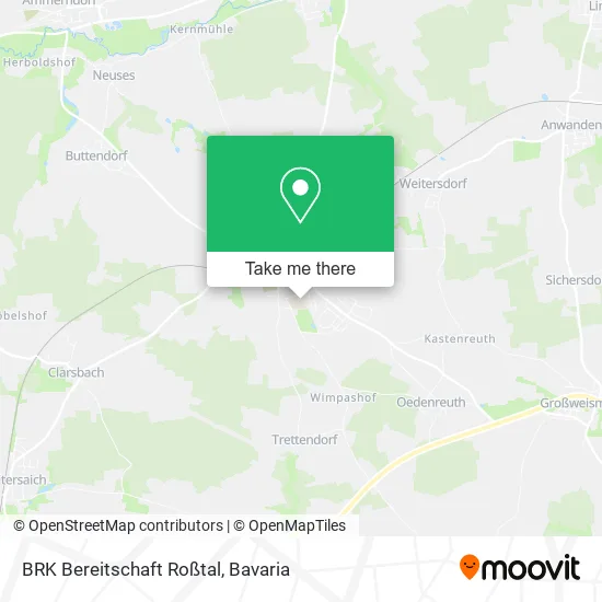 Карта BRK Bereitschaft Roßtal