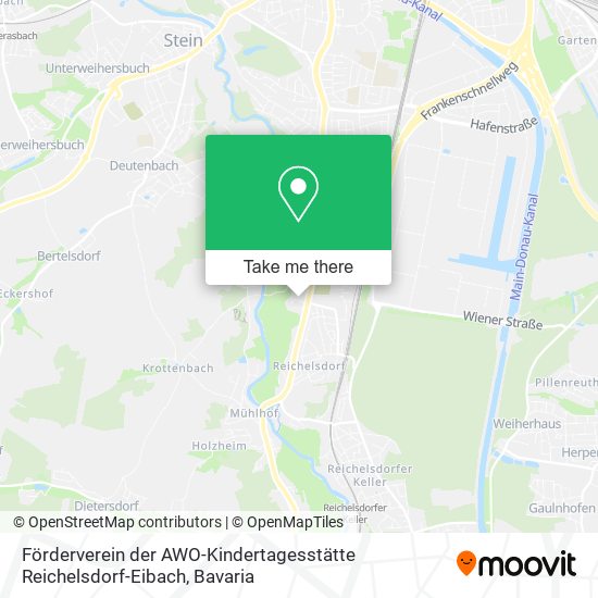 Карта Förderverein der AWO-Kindertagesstätte Reichelsdorf-Eibach