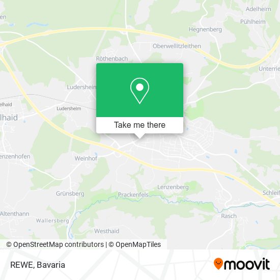 REWE map