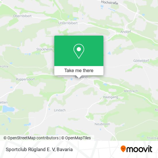 Sportclub Rügland E. V map