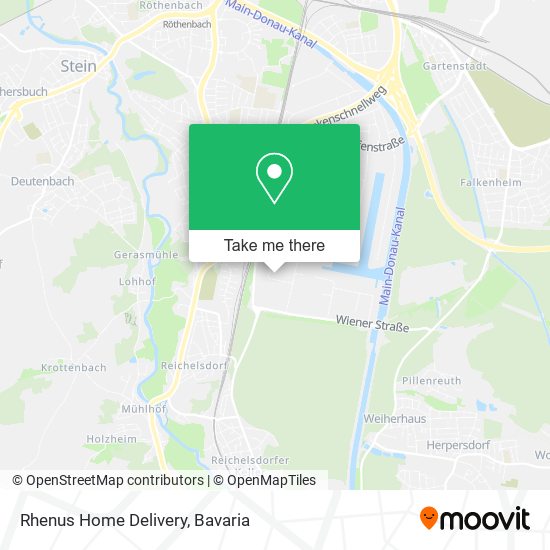 Карта Rhenus Home Delivery