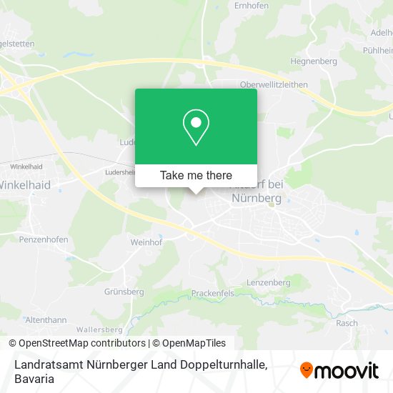 Landratsamt Nürnberger Land Doppelturnhalle map