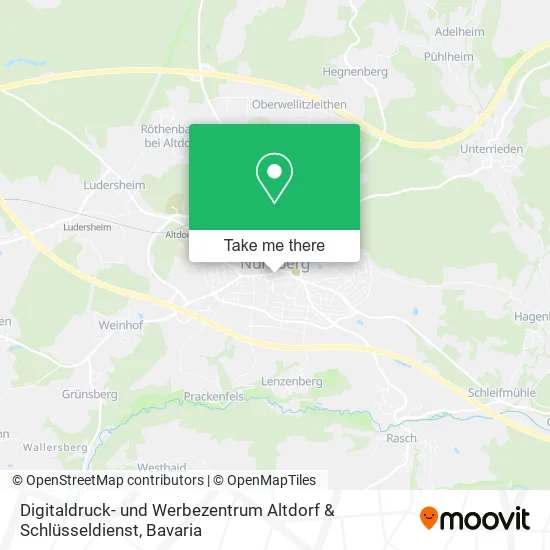 Digitaldruck- und Werbezentrum Altdorf & Schlüsseldienst map