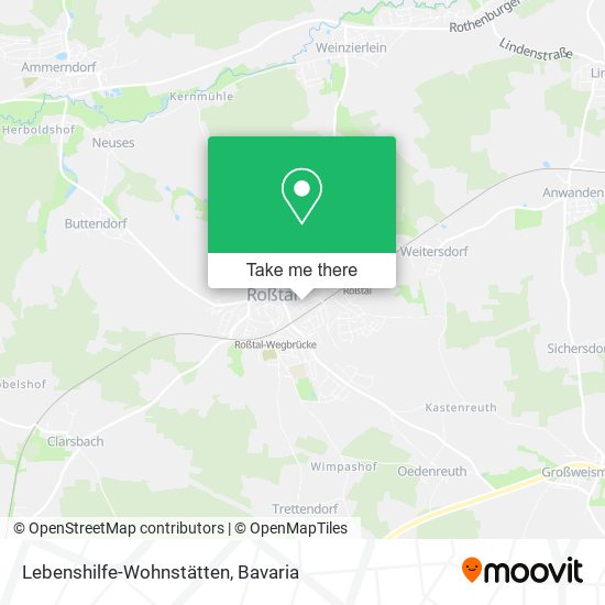 Lebenshilfe-Wohnstätten map