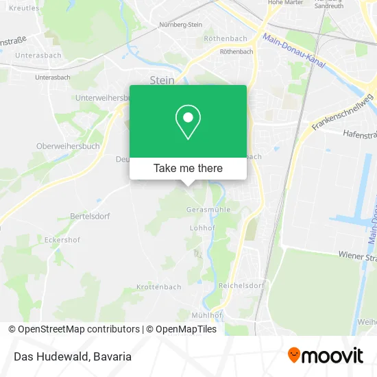 Карта Das Hudewald