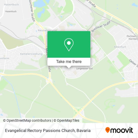 Evangelical Rectory Passions Church map