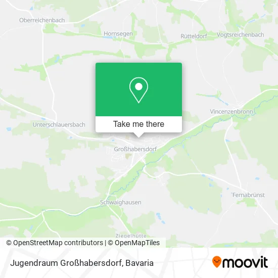 Карта Jugendraum Großhabersdorf