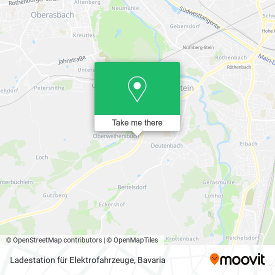 Ladestation für Elektrofahrzeuge map
