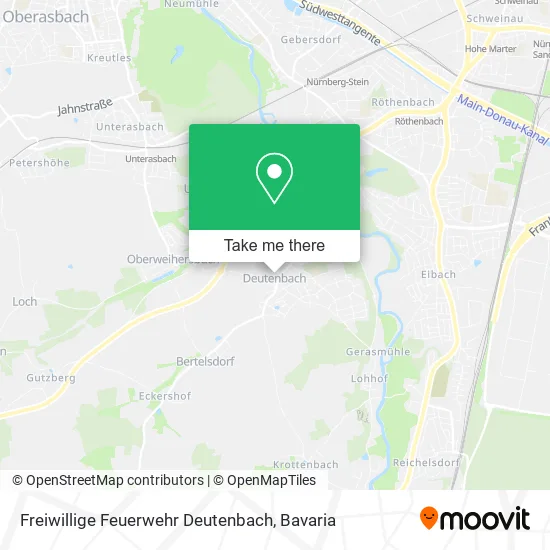 Карта Freiwillige Feuerwehr Deutenbach