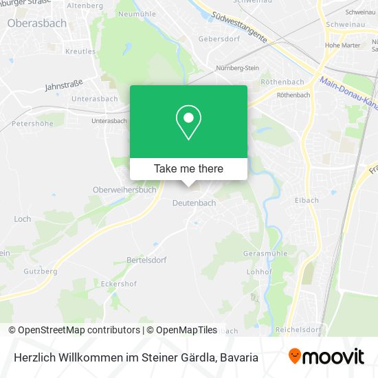 Herzlich Willkommen im Steiner Gärdla map