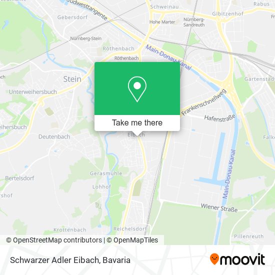 Schwarzer Adler Eibach map