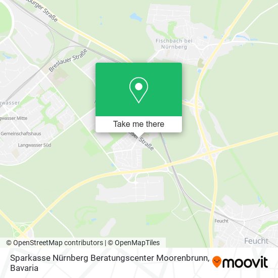 Sparkasse Nürnberg Beratungscenter Moorenbrunn map