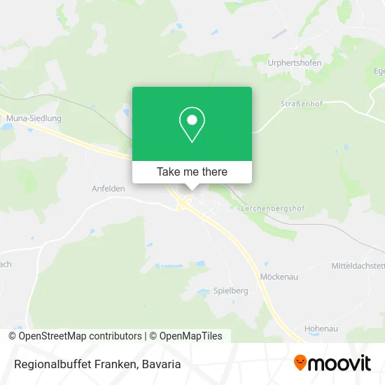 Карта Regionalbuffet Franken