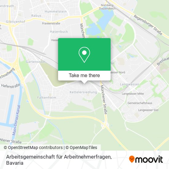 Arbeitsgemeinschaft für Arbeitnehmerfragen map