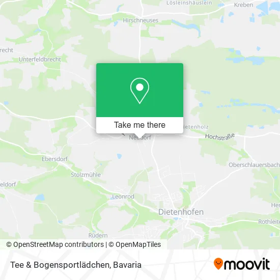 Карта Tee & Bogensportlädchen