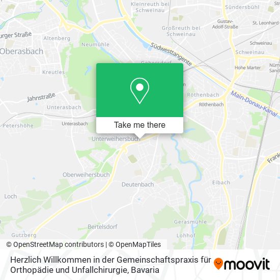 Herzlich Willkommen in der Gemeinschaftspraxis für Orthopädie und Unfallchirurgie map