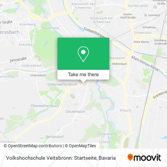Volkshochschule Veitsbronn: Startseite map