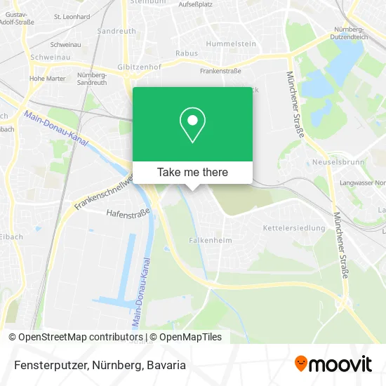 Карта Fensterputzer, Nürnberg
