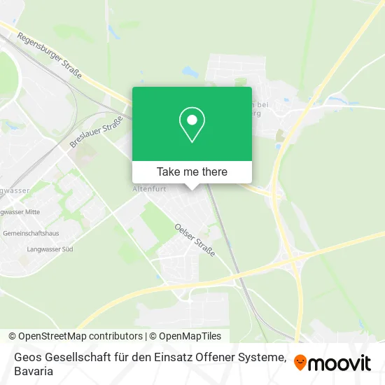 Карта Geos Gesellschaft für den Einsatz Offener Systeme