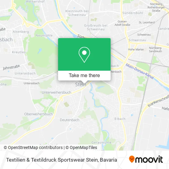 Карта Textilien & Textildruck Sportswear Stein