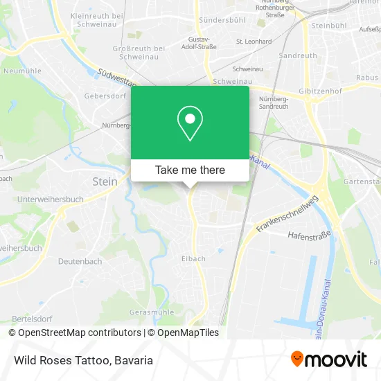 Wild Roses Tattoo map