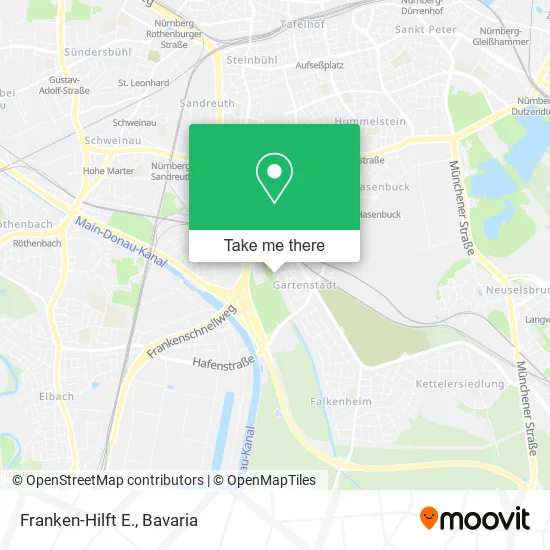 Карта Franken-Hilft E.