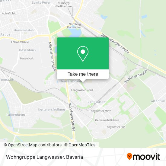 Wohngruppe Langwasser map