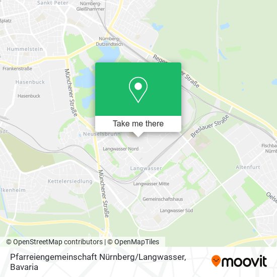 Pfarreiengemeinschaft Nürnberg / Langwasser map