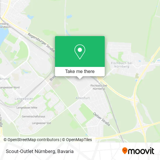 Карта Scout-Outlet Nürnberg