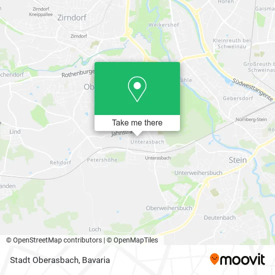 Карта Stadt Oberasbach