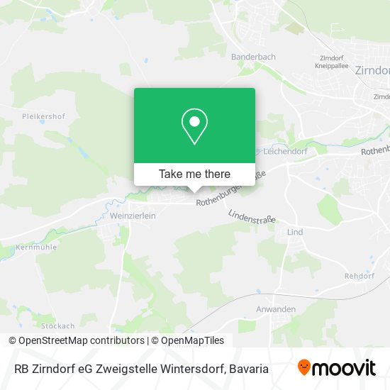 RB Zirndorf eG Zweigstelle Wintersdorf map