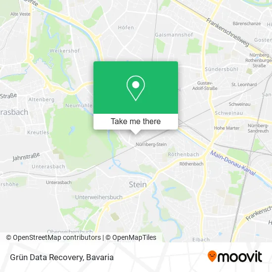 Карта Grün Data Recovery