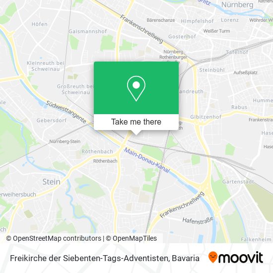 Freikirche der Siebenten-Tags-Adventisten map