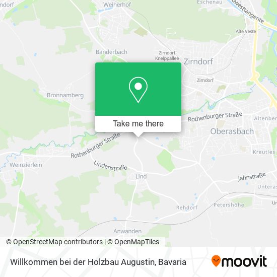 Willkommen bei der Holzbau Augustin map