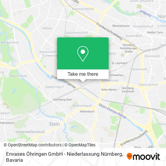 Envases Öhringen GmbH - Niederlassung Nürnberg map