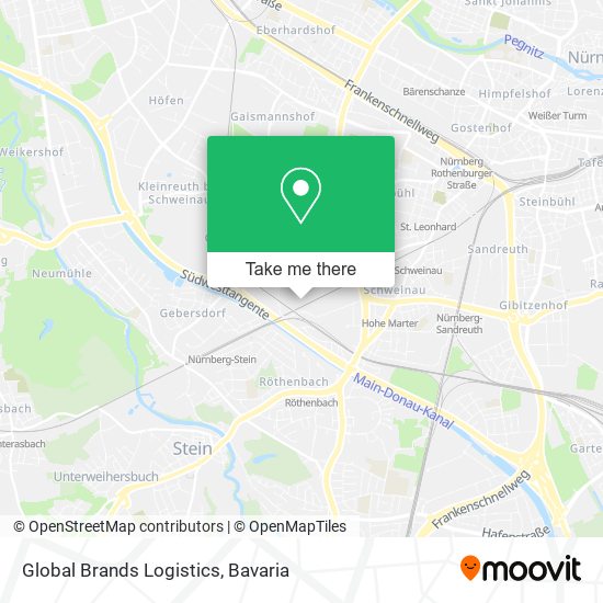 Global Brands Logistics map