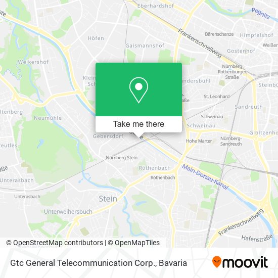 Gtc General Telecommunication Corp. map