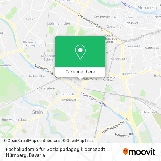 Fachakademie für Sozialpädagogik der Stadt Nürnberg map