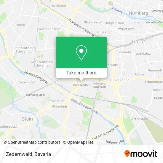 Карта Zedernwald