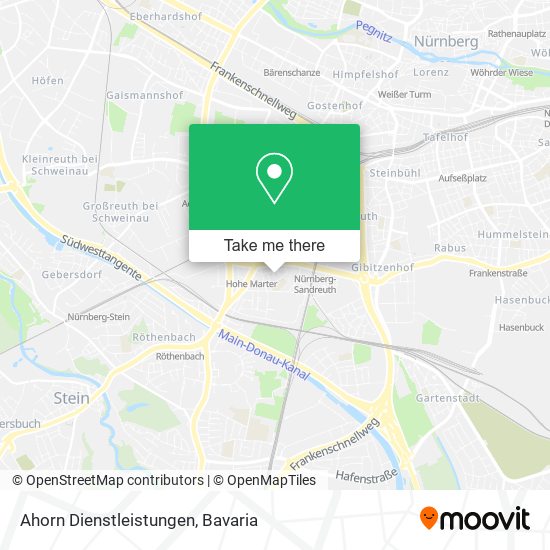 Ahorn Dienstleistungen map