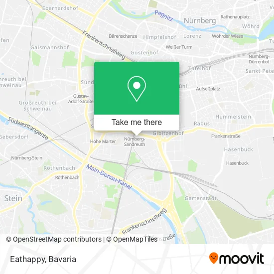 Карта Eathappy