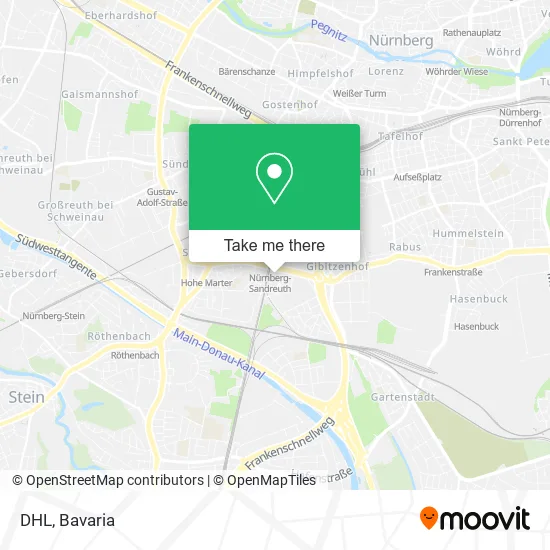 Карта DHL