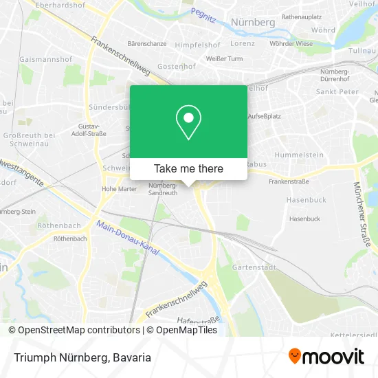 Карта Triumph Nürnberg