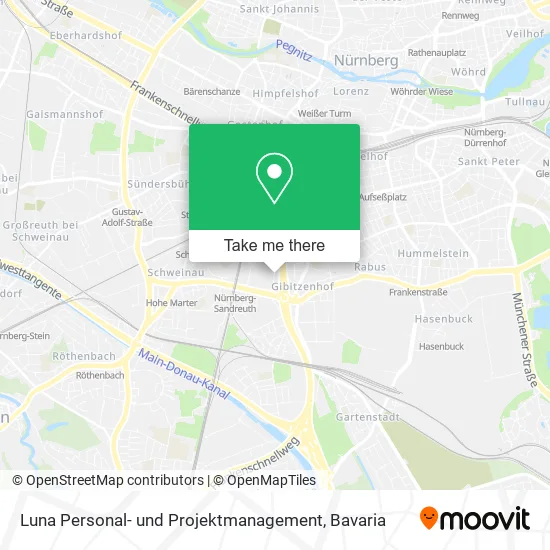 Карта Luna Personal- und Projektmanagement
