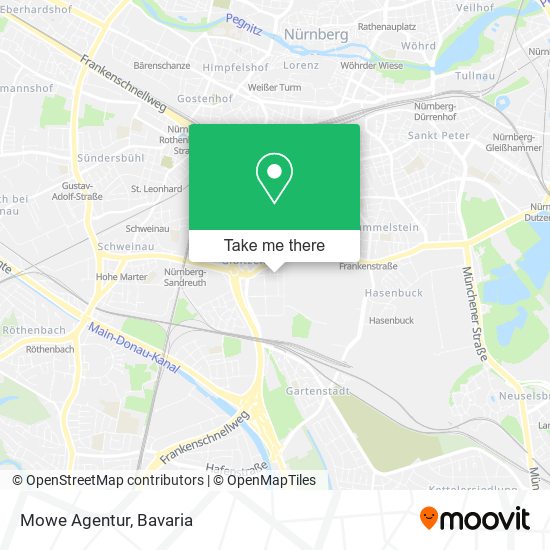 Mowe Agentur map