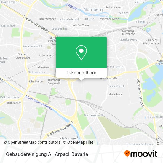 Gebäudereinigung Ali Arpaci map