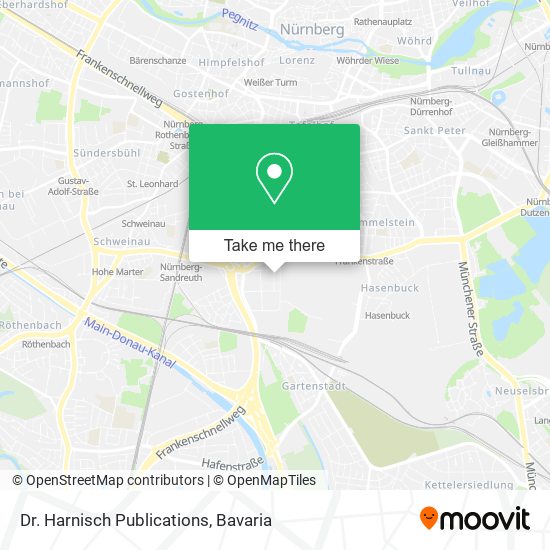 Dr. Harnisch Publications map