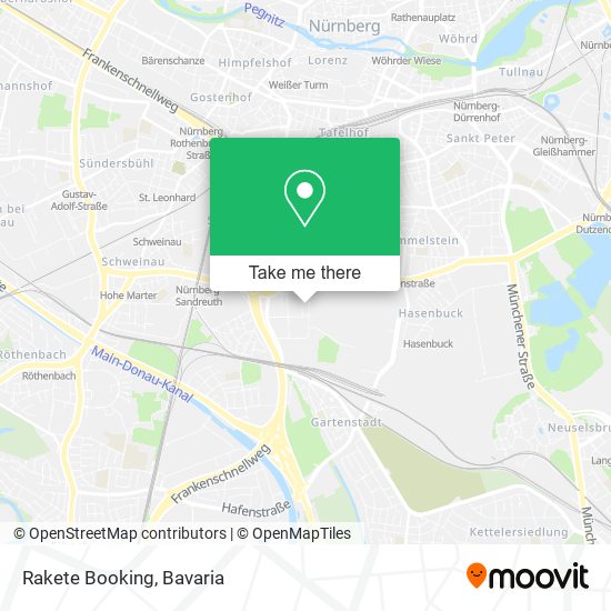 Rakete Booking map